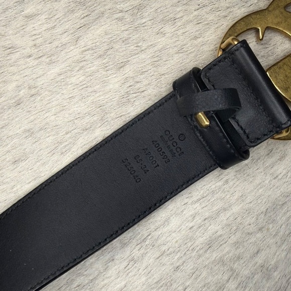 Gucci Marmont Double G leather belt - Picture 6 of 7